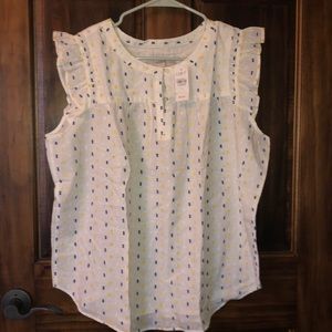 NWT- Loft brand blouse, size large
